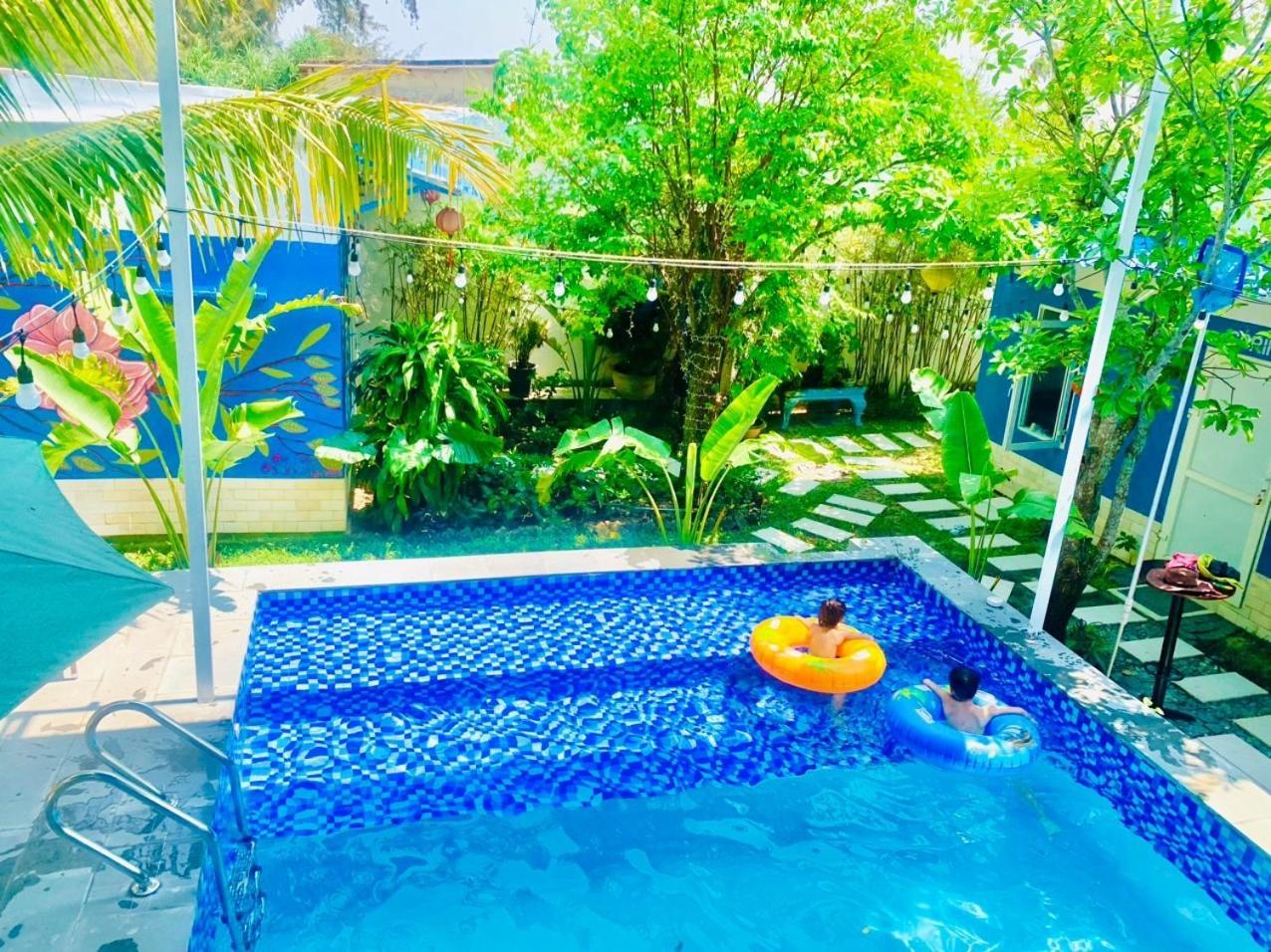 Charming And Spacious Beach Homestay 4 Rooms 1 Pool Entire Palace Điện Bàn Ngoại thất bức ảnh